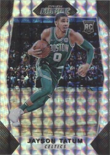 2017-18 Panini Select Rookie RC Prizm Blue JAYSON TATUM /299 PSA 9