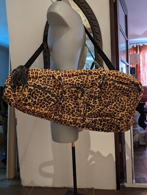 Traci Kennedy Tennis Bag Western Hair-on-hide Leopard pattern Multi Racket