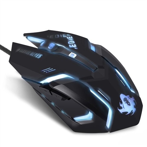 Mice USB Computer 2400 DPI Silent Mouse Mute Mouse Wired Mouse Gaming Mouse - Picture 9 of 12
