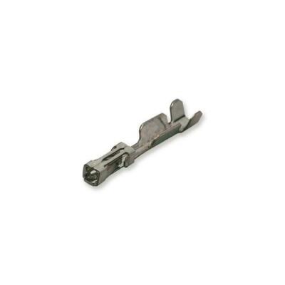Springua - Connettore a vite maschio con jack da 3,5 mm, placcato oro, 3,5 mm, 3 poli, con molla (colore: argento RTC1001