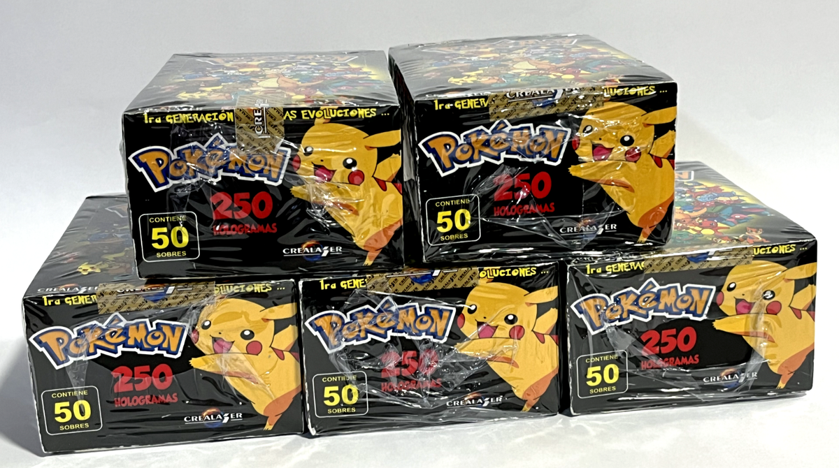does boxlunch sell pokemon cards 5 BOXES - 2024 BOX POKEMON Last Evolutions Limited Edition **Full Holo**  Lugia