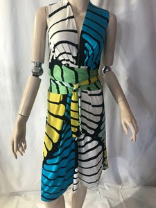 yellow silk wrap dress