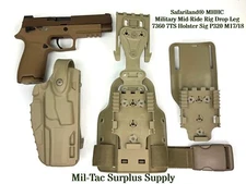 Safariland® MHHC Military Mid Ride Rig Drop Leg 7360 7TS Holster Sig P320 M17/18