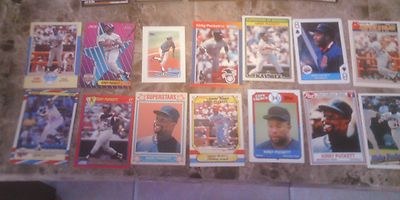 PUCKETT KIRBY 28 DIFF ODD HARD FIND  W/1988 FLEER BOX BOTTOM BB AMERICA CRUNCH