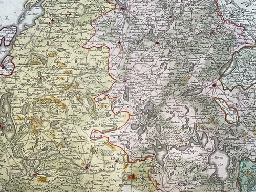 GERMANY MECKLENBURG 1781 HOMANN HRS LARGE ANTIQUE MAP 18TH CENTURY - Picture 11 of 13