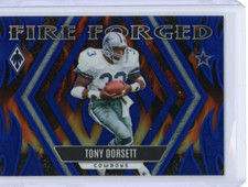 2023 Panini Phoenix Fire Forged Blue #FF-5 TONY DORSETT Dallas Cowboys 32/35