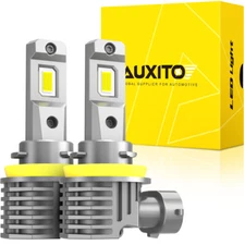 H11 CSP LED Headlight Kit High Low Beam Bulb Super Bright 6500K White 60000LM