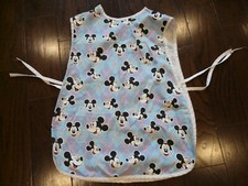 Handmade Mickey Mouse artist smock apron open sides pockets mcm youth large