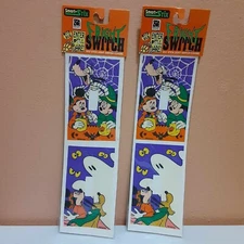 VTG 90’s Disney Halloween Smart Stix Glow In The Dark lot of 2 light covers