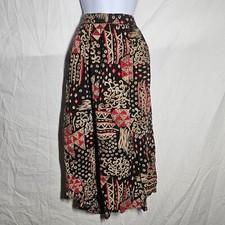 Vintage 90s boho whimsigoth midi skirt
