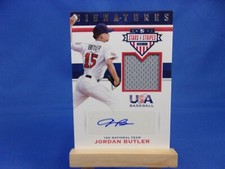 USA Baseball 2017 Material Signatures Autograph Jersey Jordan Butler 34