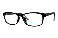 NEW MODERN OPTICAL ANTHEM BLACK GREY EYEGLASSES MEN'S FRAMES 54-16-140MM RX