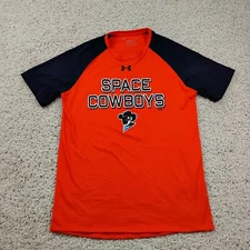 Sugar Land Space Cowboys Shirt Mens Small Under Armour Minor League SGA Baseball