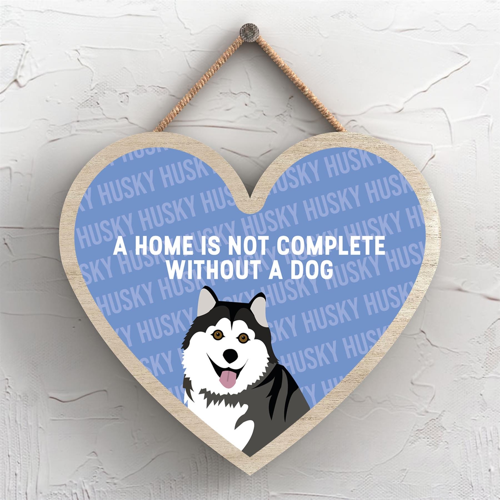 Husky Home Isn't Complete Without Katie Pearson Artworks Heart Hanging Plaque