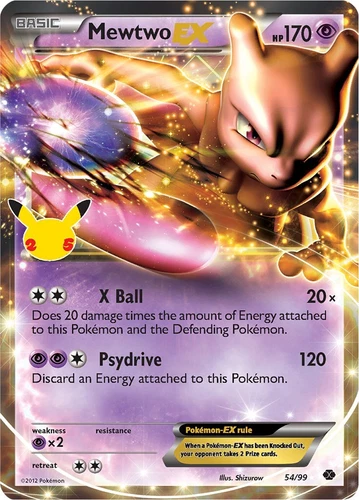 Mewtwo ex Pokémon TCG Cards