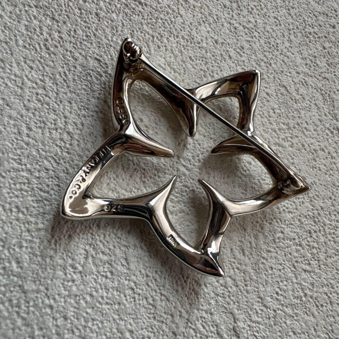 Tiffany & Co. Plumeria Brooch Silver 925 1996 Used | eBay