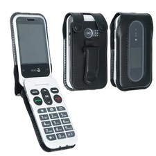 caseroxx Leather-Case with belt clip compatible with Doro Leva L30 / L31 made fr