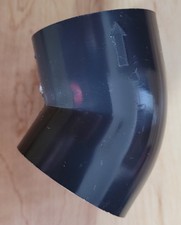 [BB181] Fallrohrbogen 45°, DN60 für Dachrinnen aus Kunststoff, anthrazit [OVP]