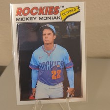 Topps 2026 Heritage Chrome Image Mickey Moniak Colorado Rockies Baseball MLB