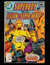 Superboy and the Legion of Super-Heroes 251 vs Omega Good 1979 DC Comic