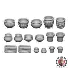 NEW Green Staff World Georama Accessories Flower Bow Set Set Miniature