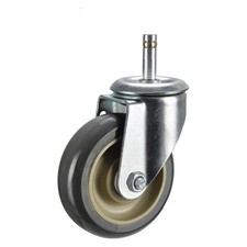 GRAINGER APPROVED P12S-UP040D-SG1 Stem Caster,4"dia,Polyurethane,275lb 32J858