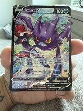 Pokémon Crobat V Full Art Ultra Rare Holo TG20/TG30 Lost Origin Trainer on eBay