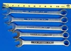 Lot Of 5 Vintage Gm Goodwrench Tools USA SAE Combination Wrench Set Open Box End