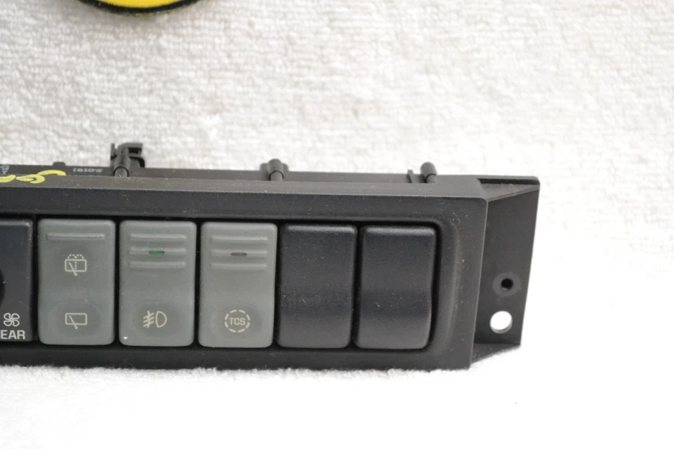 Oldsmobile Silhouette 1997-1999 tablero central trasero limpiaparabrisas niebla interruptor TCS 10243752 Foto 2 de 4