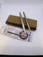 Sheaffer Lady 923 Fountain Pen & Ballpoint Set Boxed USA 1970’s