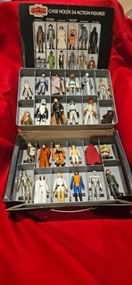 Vintage Starwars Figuren mit Sammlerkoffer
