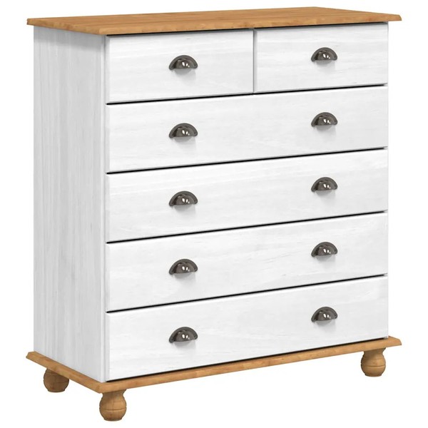 Ikea Askim Schubladenkommode Weiß FüR Schlafzimmer 91 X 40 X 95,5 Cm-image