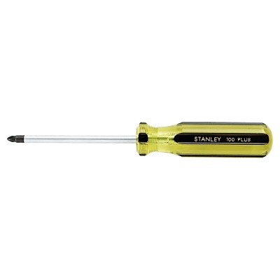 100 Plus Phillips Tip Screwdriver, #2, 8-1/4 in L  Products  64102A Metal Black