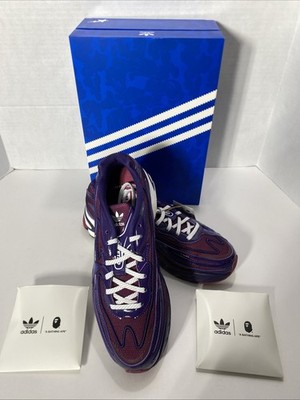 BAPE x adidas ORKETRO DARK PURPLE SNEAKERS Shoes MEN S US 10 UK 9.5 Bape Sta NEW