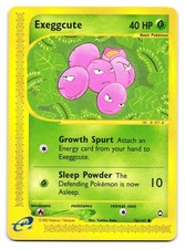 Exeggcute 76/147 Common Aquapolis Pokemon LP