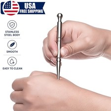 Stainless Steel Deep Tissue Massage Pen Acupuncture Pen Facial Reflexology Tools