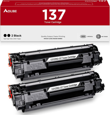 137 Compatible Black Toner Cartridge Replacement for Canon 137 Toner Cartridge, 
