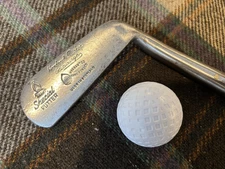 Vintage Hickory Wood Shaft Golf Club - Hendry & Bishop Putter -  Ready To Play