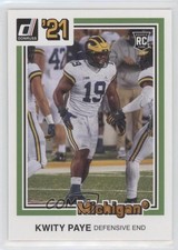 2021 Panini Chronicles Draft Picks Donruss Retro Orange Kwity Paye #30 0z90