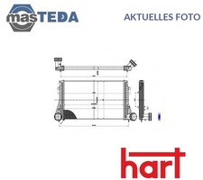 612 491 LADELUFTKÜHLER KÜHLER LADELUFT HART FÜR VW GOLF IV,BORA I,BORA 110KW