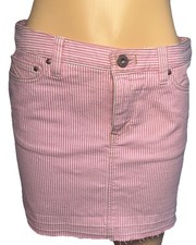 Gap Women s Corduroy Skirt Pink Zipper Fly Size 8