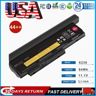 44++ 9Cell 94Wh Laptop Battery For Lenovo ThinkPad X220 X220i X230 X230i 0A36306