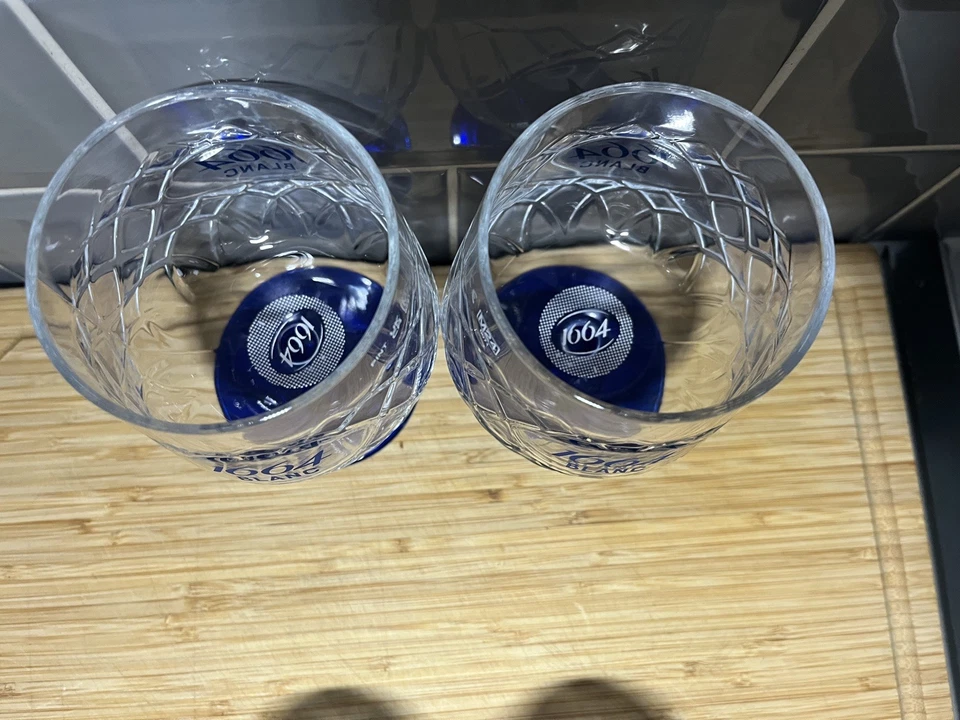 Set of Kronenbourg 1664 Blanc 2 x Pint & 2 x 1/2’s Glass Brand New Genuine - Image 3 of 4