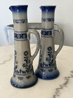 Stoneware vases with cobalt blue & grey glaze by Gerz. — photo 1