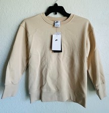 Nike Boy's Crewneck Sweater  Beige  Size S  NEW