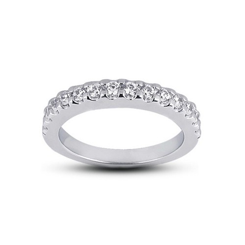 Set da sposa 2,12 ct E-VS2 tondi diamanti naturali certificati 14k abbinati classici - Foto 3 di 3