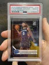 2019 Donruss Optic Nickeil Alexander Walker Black Velocity PSA 10 #184 RC /39