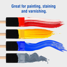 Foam Paint Brushes, 27 Pack, 1 Inch Sponge Paint Brushes, Paint Sponges Set, ...