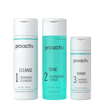 3 Step Acne Treatment - Benzoyl Peroxide Face Wash, Repairing Acne Spot Treatmen