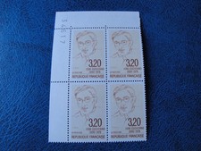 Bloc de 4 timbres de France neufs n° 2641 de 1990
